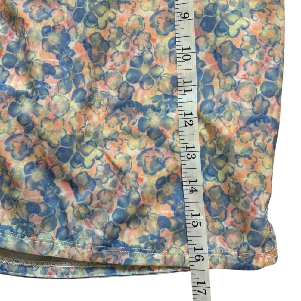 ADIDAS GOLF Pastel Floral Tour Stretch Women's Mini Skort Skirt Size 8
